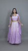 Lavender Ombre Chikankari Lehenga Set With Intricate Embroidery