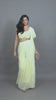 Lemon Yellow Indo Western Sharara With Blouse And Ruffle Dupatta